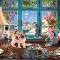 À La Table De Puzzle