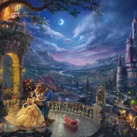 Thomas Kinkade - Disney, La Belle et la Bête