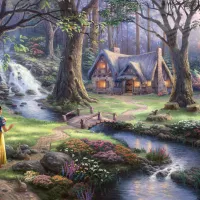 Thomas Kinkade - Disney, Blanche Neige