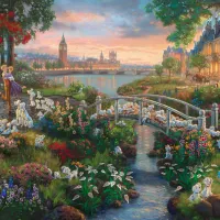 Thomas Kinkade, Disney, les 101 Dalmatiens