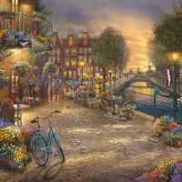 Thomas Kinkade - Amsterdam