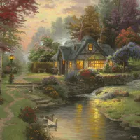 Thomas Kinkade : Soirée paisible