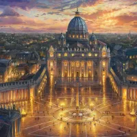 Thomas Kinkade - Le Vatican