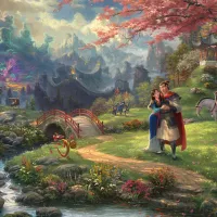 Thomas Kinkade - Disney - Mulan