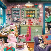 Secret Puzzle - Grandma's Coffee Shop