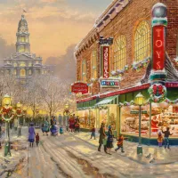 Thomas Kinkade - Un souhait de Noël