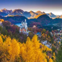 Neuschwanstein en Automne