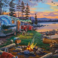 Place de Camping Idyllique
