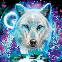 Loup Arctique Fluo
