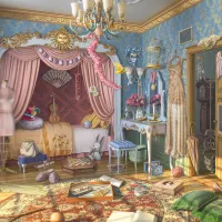 La chambre à coucher de June