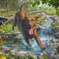 Mark Fredrickson - Retriever au Printemps