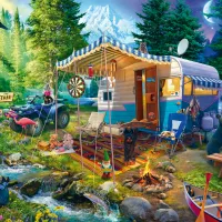 Jeff Haynie - Caravane dans la montagne
