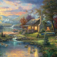 Thomas Kinkade, Paradis Naturel