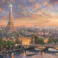 Thomas Kinkade - Paris, Ville de l'Amour
