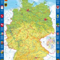 Carte de l'Allemagne