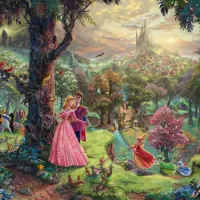 Thomas Kinkade - Disney, La Belle au Bois Dormant