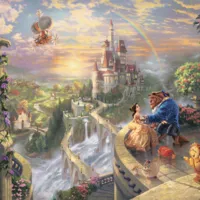 Thomas Kinkade - Disney, La Belle et la Bête