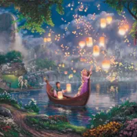 Thomas Kinkade - Disney Raiponce
