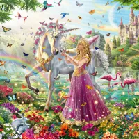 La Belle Fée dans la Forêt Enchantée