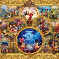 Mickey & Minnie - Collage de Rêves