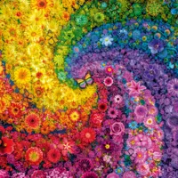 Tourbillon de Fleurs Multicolores