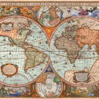 Vieille Carte du Monde