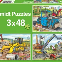 3 Puzzles - Mes Machines de Chantier Préférées