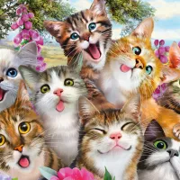 Cats' Selfy
