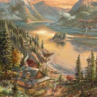 Splendeur au Bord du Lac
