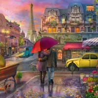 Magie de la Pluie à Paris