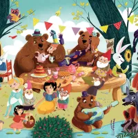 Puzzle en Bois Découpé à la Main - Il Etait Une Fois