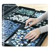 Porte-puzzle de 300 à 1000 pièces + Trieurs de pièces