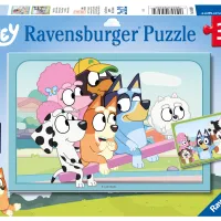 2 Puzzles 12 Pièces - S'amuser avec Bluey