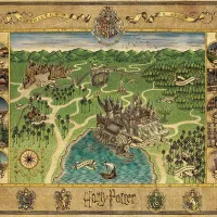 Harry Potter - La Carte de Poudlard