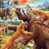 2 Puzzles - Dinosaures