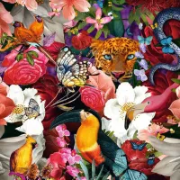 Puzzle Moment - Fleurs Tropicales