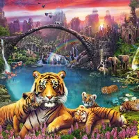 Tigres au Lagon
