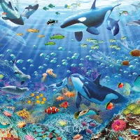 Monde Sous-Marin Coloré