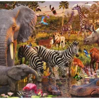 Animaux du continent africain