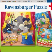 3 Puzzles - Animaux sur Scène