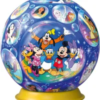 Puzzle 3D - Puzzle Balle - Personnages Disney
