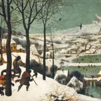 Pieter Brueghel Le Vieux - Chasseurs dans la Neige