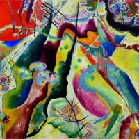 Kandinsky Vassily: Painting with Red Spot