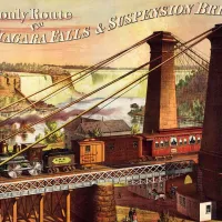 The only Route via Niagara Falls & Suspension Bridge