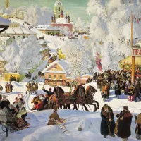 Boris Kustodiev - Maslenitsa