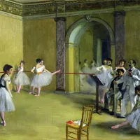Edgar Degas - Foyer de la Danse à l'Opéra de la Rue Le Peletier