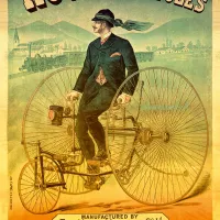 Poster vintage - Howe Bicycles et Tricyles
