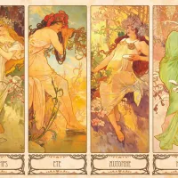 Mucha Alphonse - Les 4 Saisons