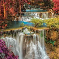 Chutes Thaïlandaises Colorées