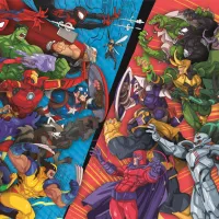 Héros Marvel Contre Méchants
